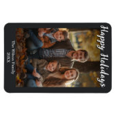 Fotomagneet met aangepaste foto en tekst magneet (Horizontaal)