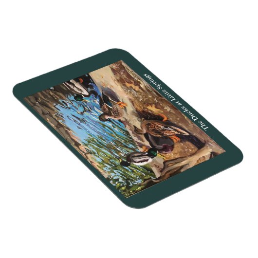 Fotomagneet met eenden magneet (Rechterzijde)