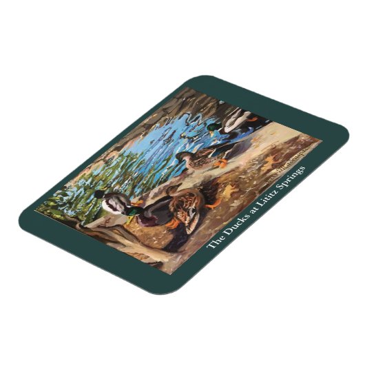 Fotomagneet met eenden magneet (Linkerzijde)