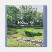 Fotomagneet uit Mahogany Bay, Roatan, Honduras Magneet (Voorkant)