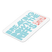 Fotomagneet van 3 x 4 inch magneet (Linkerzijde)