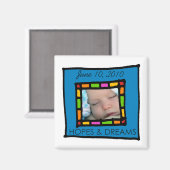 fotomagneten magneet (Voorkant / Achterkant)