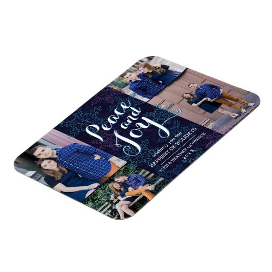 Fotomagneten van Northern Lights Holiday Magneet (Linkerzijde)