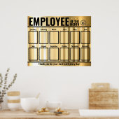 Fotomedewerker van het maandherkenningsscherm dd poster (Keuken)