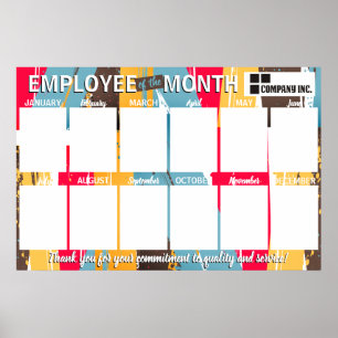Fotomedewerker van het maandherkenningsscherm poster