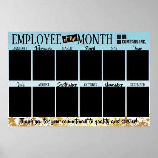 Fotomedewerker van het maandherkenningsscherm poster (Voorkant)