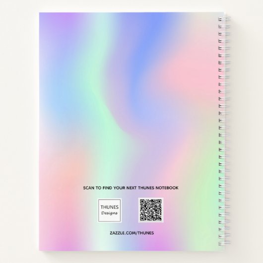 Fotomeisje uit paars zakboekje notitieboek (Achterkant)