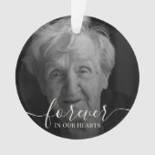FotoMemorial in Loving Memory Ornament (voorkant)