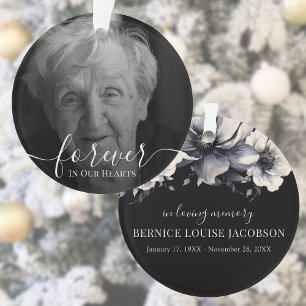 FotoMemorial in Loving Memory Ornament