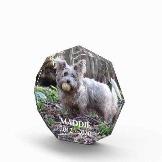 FotoMemorial met naam en datum Fotoblokken (Rechts)