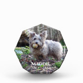 FotoMemorial met naam en datum Fotoblokken (Voorkant)