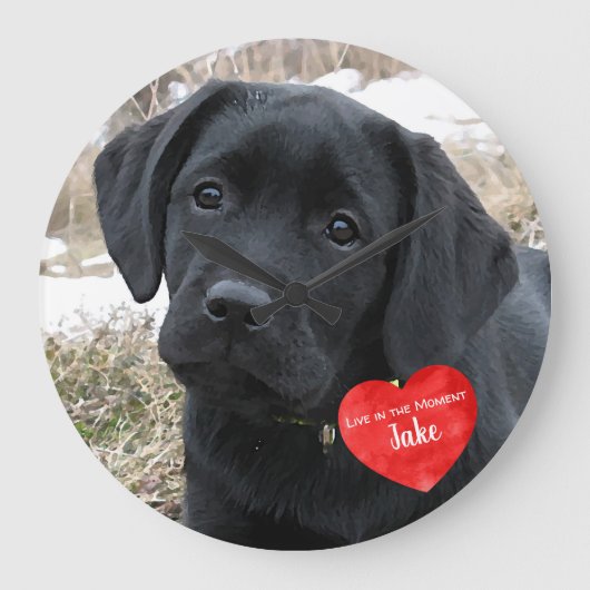 FotoMemorial - Voeg uw foto toe - foto van Dog Grote Klok (Voorkant)