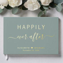 Fotomemory 'Happily Ever After' in saliegroene tin