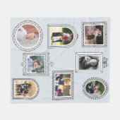 Fotomerkframe Modern Plezierige Fotowand Fleece Deken (Voorkant (Horizontaal))