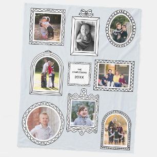 Fotomerkframe Modern Plezierige Fotowand Fleece Deken