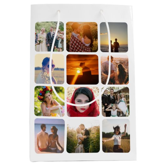 Fotomiddelgrote cadeautas uploaden (Voorkant)