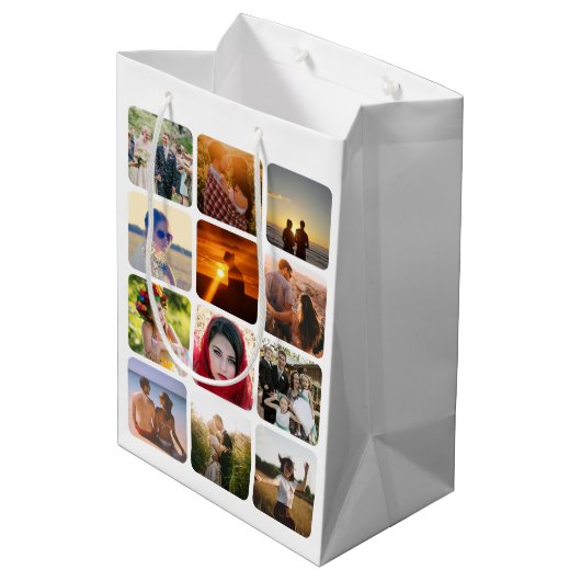 Fotomiddelgrote cadeautas uploaden (Achterkant Gekanteld)