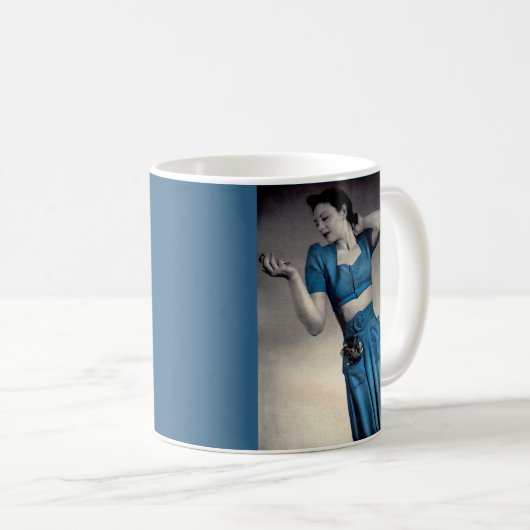 Fotomidriff stijl mode 1940 koffiemok (Voorkant rechts)