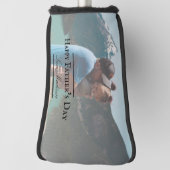 Fotominimalistisch Vaderdag Golfheadcover (Draai 90)