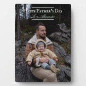 Fotominimalistisch Vaderdag | wit Fotoplaat (voorkant)