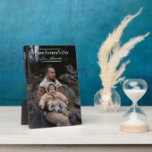 Fotominimalistisch Vaderdag | wit Fotoplaat (Zijkant)