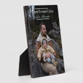 Fotominimalistisch Vaderdag | wit Fotoplaat (Zijkant)