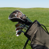 Fotominimalistisch Vaderdag | wit Golfheadcover (Insitu)