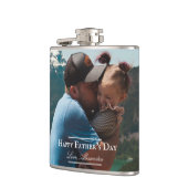 Fotominimalistisch Vaderdag | wit Heupfles (Links)