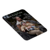 Fotominimalistisch Vaderdag | wit Magneet (Rechterzijde)