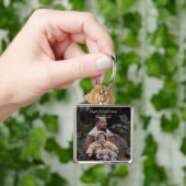 Fotominimalistisch Vaderdag | wit Sleutelhanger (Hand)