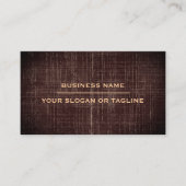 Fotominimalistische constructie van houten graan visitekaartje (Voorkant)