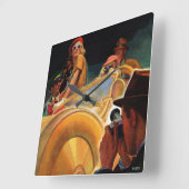 Fotomogelijkheid Vierkante Klok (Hoek)