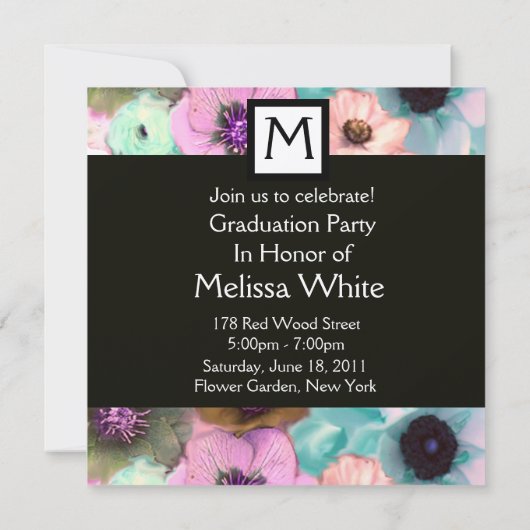 FOTOMONOGRAM VAN FOTO-AFSTUDEREN KAART (Achterkant)