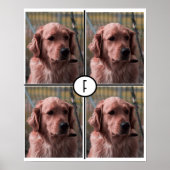 FotoMonogram Voeg je eigen Afbeeldingen Poster toe (Voorkant)