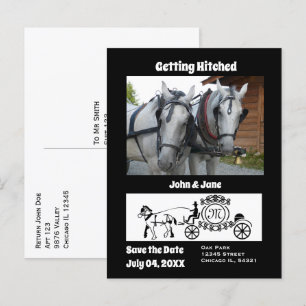 Fotomonogram voor Hittegardware Uitnodiging Briefkaart
