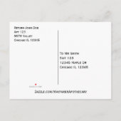 Fotomonogram voor Hittegardware Uitnodiging Briefkaart (Achterkant)