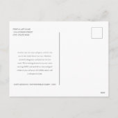 Fotomonogram voor moderne 4-serie feestdagenkaart (Achterkant)