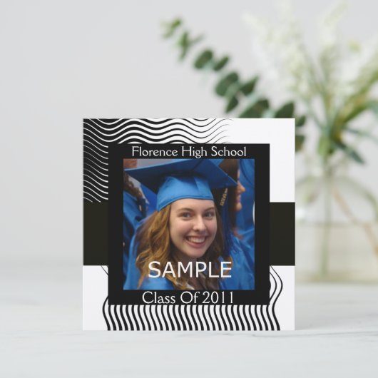 FOTOMONOGRAM, zwart wit Kaart (Staand voorkant)