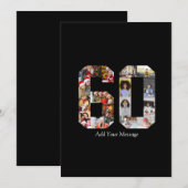 Fotomontage nummer 60 bedankkaart (Voorkant / Achterkant)