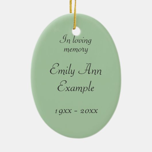  Fotomonument / Herdenking Keramisch Ornament (Achterkant)