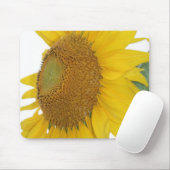 fotomousepad voor witte zonnebloem muismat (Met muis)