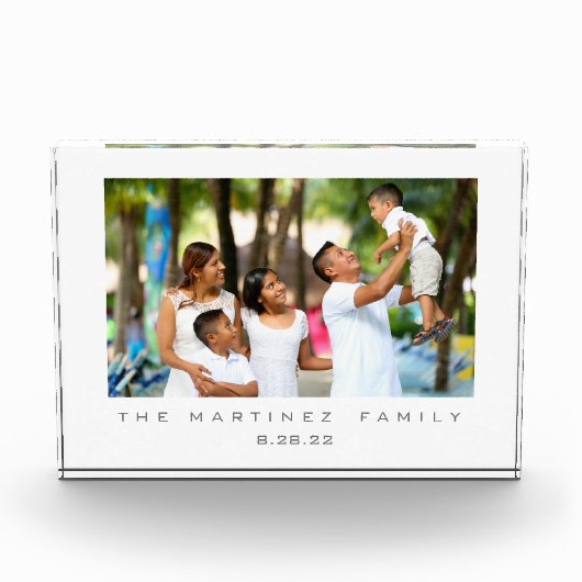 Fotomuur van de hedendaagse persoonlijke familie fotoblokken (Voorkant)