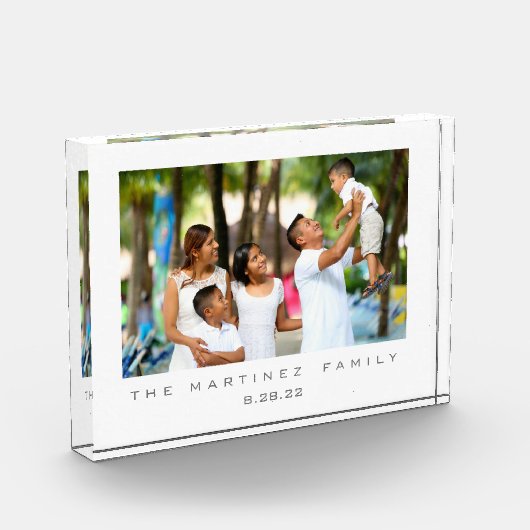 Fotomuur van de hedendaagse persoonlijke familie fotoblokken (Links)