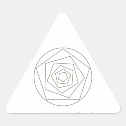 Foton Art Champagne Sticker (Voorkant)