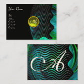 FOTON WAVES GEM monogram trilling Visitekaartje (Voorkant / Achterkant)