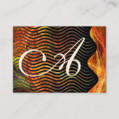 FOTON WAVES-monogram levendig Visitekaartje (Achterkant)