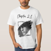 Fotonaam 21ste verjaardag t-shirt (Voorkant)