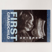 Fotonaam eerste Grandchild Ultrasound Legpuzzel (Horizontaal)