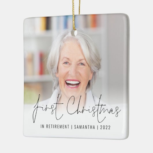 Fotonaam: eerste kerstmis in ruste keramisch ornament (Links)