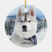 Fotonaam instellen keramisch ornament (Achterkant)
